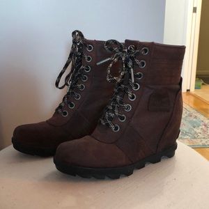 Sorel Lexi Wedge - Dark Brown